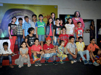 Raj Kundra, Amol Gupte with kids promote their movie 'Sniff'