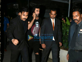Ranbir Kapoor, Sidharth Malhotra and Karan Johar snapped at Yuatcha Bandra