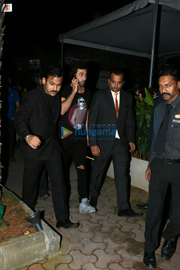 ranbir kapoor sidharth malhotra and karan johar snapped at yuatcha bandra 4