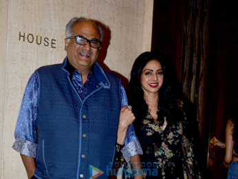 Rani Mukerji, Karan Johar and Farah Khan arrive at Manish Malhotra house for Sridevi's birthday bash
