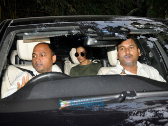 Ranveer Singh, Deepika Padukone and Varun Dhawan snapped post dubbing at Sunny Super Sound