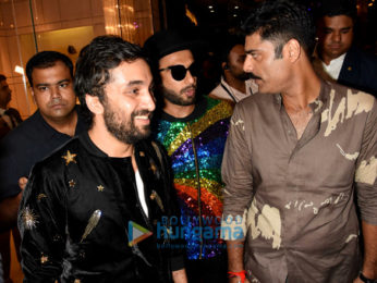 Ranveer Singh attends Manish Arora's fashion preview at the Lakme Fashion Week 2017