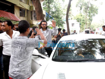 Ranveer Singh snapped post a salon session in Bandra