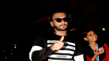 Ranveer Singh snapped post his gym session