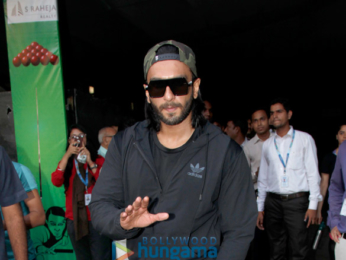 Ranveer Singh snapped post gym in Bandra