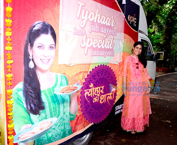 sakshi tanwar snapped promoting her upcoming show tyohaar ki thali 1