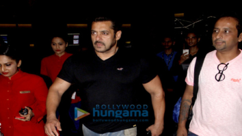 Salman Khan, Alvira Khan Agnihotri and Arpita Khan arrive back in Mumbai
