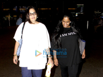 Salman Khan, Alvira Khan Agnihotri and Arpita Khan arrive back in Mumbai