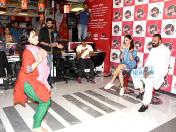 Sanjay Dutt and Aditi Rao Hydari at Fever 104 FM for Bhoomi promotions