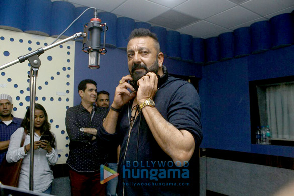 sanjay dutt records a ganesha song for bhoomi 4