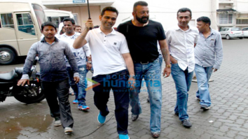 Sanjay Dutt snapped promoting his film Bhoomi