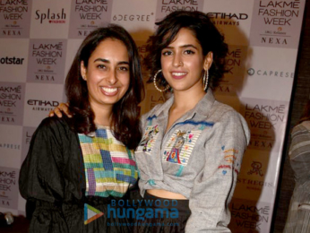 Sanya Malhotra walks the ramp for The Miraki Project at Lakme Fashion Week 2017