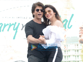 Shah Rukh Khan, Anushka Sharma and Imtiaz Ali promote their film 'Jab Harry Met Sejal' at SGT University in Delhi