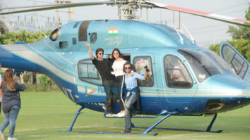 Shah Rukh Khan, Anushka Sharma and Imtiaz Ali promote their film ‘Jab Harry Met Sejal’ at SGT University in Delhi