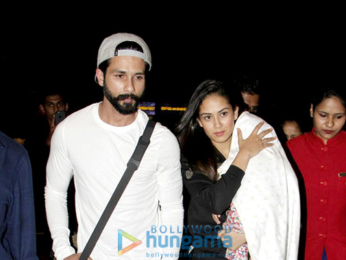 Shahid Kapoor, Mira Rajput, Jacqueline Fernandez, Sushant Singh Rajput and Karan Johar snapped at the airport tonight