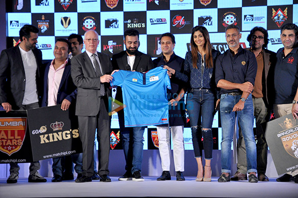 Shilpa Shetty Kundra and Raj Kundra attend the launch of Indian Poker League