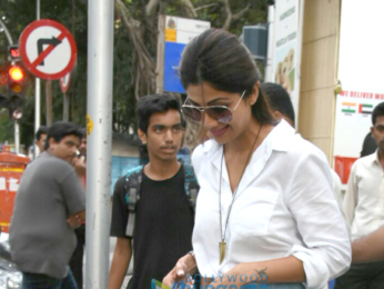 Shilpa Shetty snapped shopping in Bandra