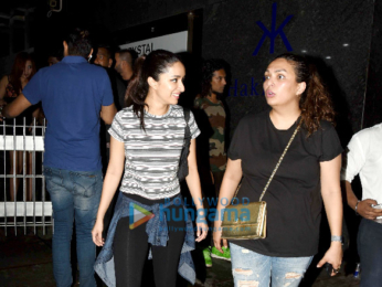 Shraddha Kapoor snapped with her friend post dinner at Hakkasan
