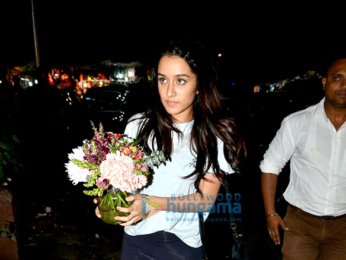 Shraddha Kapoor and Suniel Shetty's families snapped post dinner at Bastian