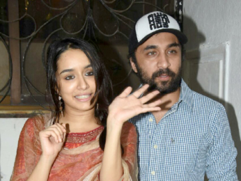 Shraddha Kapoor and family snapped during Ganesh Chaturthi celebrations⁠