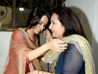 Shraddha Kapoor and family snapped during Ganesh Chaturthi celebrations