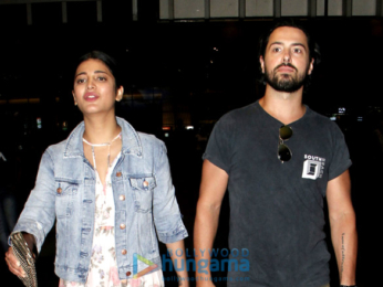 Shruti Haasan snapped at the airport with her boyfriend