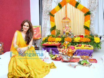 Shweta Khanduri celebrate Ganesh Chaturthi