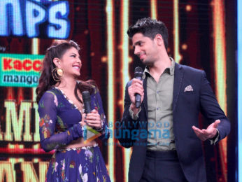 Sidharth Malhotra and Jacqueline Fernandez grace Sa Re Ga Ma Pa Li'l Champs only on Zee TV