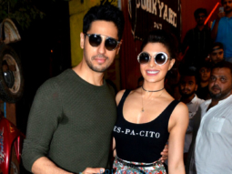 Sidharth Malhotra and Jacqueline Fernandez snapped at A Gentleman promotions