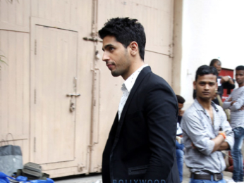 Sidharth Malhotra and Jacqueline Fernandez snapped promoting A gentleman at Mehboob Studio