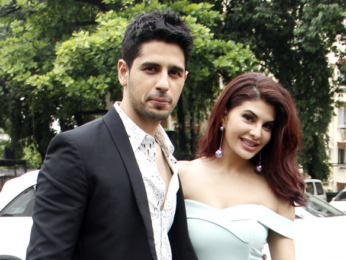 Sidharth Malhotra and Jacqueline Fernandez snapped promoting A gentleman at Mehboob Studio