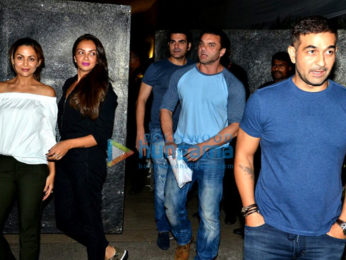 Sohail Khan and Arbaaz Khan family snapped at Otters Club