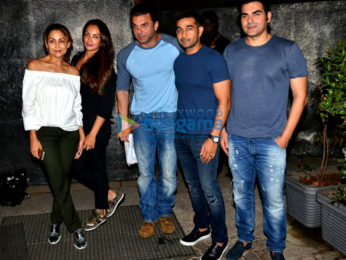 Sohail Khan and Arbaaz Khan family snapped at Otters Club