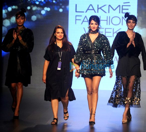 sonal chauhan disha patani and others walk the ramp at lakme fashion week 2017 1