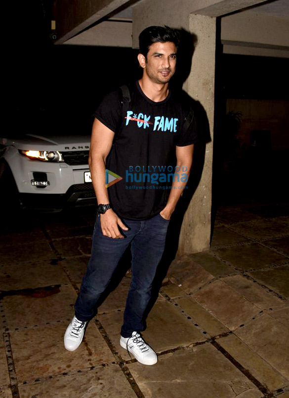 sushant singh rajput and sara ali khan snapped at abhishek kapoor office in bandra 4