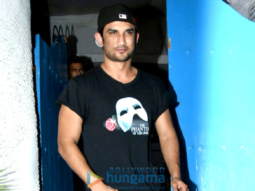 Sushant Singh Rajput snapped post dinner at Olive