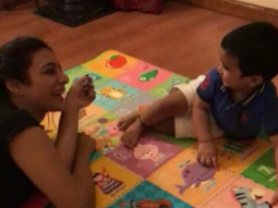 WATCH: Tabu and Tusshar Kapoor’s son can’t stop laughing in the cutest video while shooting for Golmaal Again!