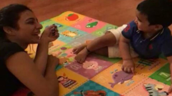 WATCH: Tabu and Tusshar Kapoor’s son can’t stop laughing in the cutest video while shooting for Golmaal Again!