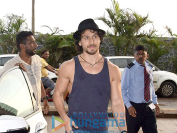 Tiger Shroff snapped at Sajid Nadiadwala's office in Versova