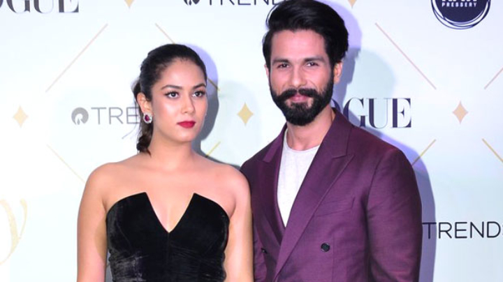 Super Couple Shahid Kapoor & Mira At The Star Studded Vogue Beauty Awards 2017
