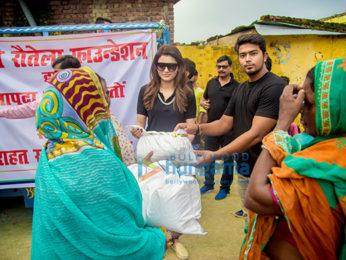 Urvashi Rautela visits flood-affected areas in Uttarakhand