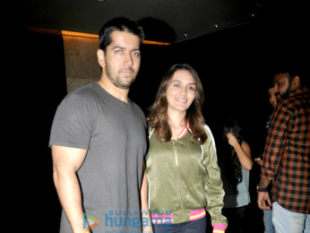 Varun Dhawan, Arjun Kapoor and Mohit Marwah snapped at the special screening of 'Raagdesh'