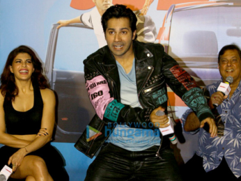 Varun Dhawan, Jacqueline Fernandez & Taapsee Pannu launch the trailer of 'Judwaa 2'