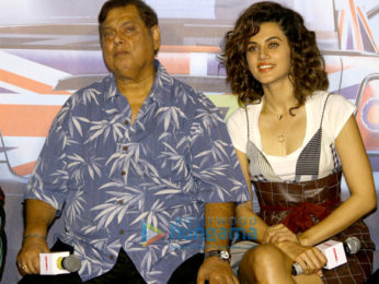 Varun Dhawan, Jacqueline Fernandez & Taapsee Pannu launch the trailer of 'Judwaa 2'