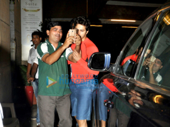 Varun Dhawan snapped post his gym session