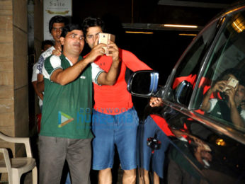 Varun Dhawan snapped post his gym session