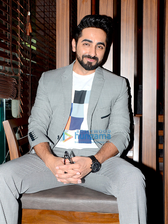Ayushmann Khurrana hosts a lunch session with media photographers