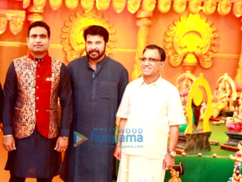 Katrina Kaif & Mammootty at the Navratri celebrations organized by Kalyan Jewellers