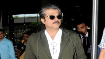 Anil Kapoor is seen sporting 'Fanney Khan' look whilst returning from Dubai