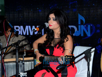 Shibani Kashyap performs at 'BMW Tuned In' event